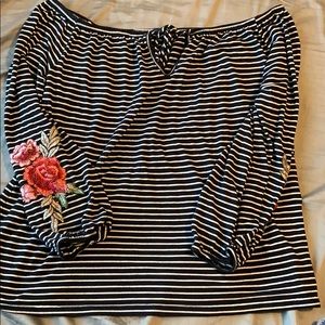 Women’s off the shoulder top
